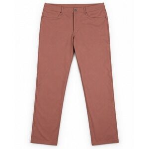 lululemon ABC Classic Fit 5-Pocket Pants Mens 36x33 Smoky Topaz Warpstreme Chino